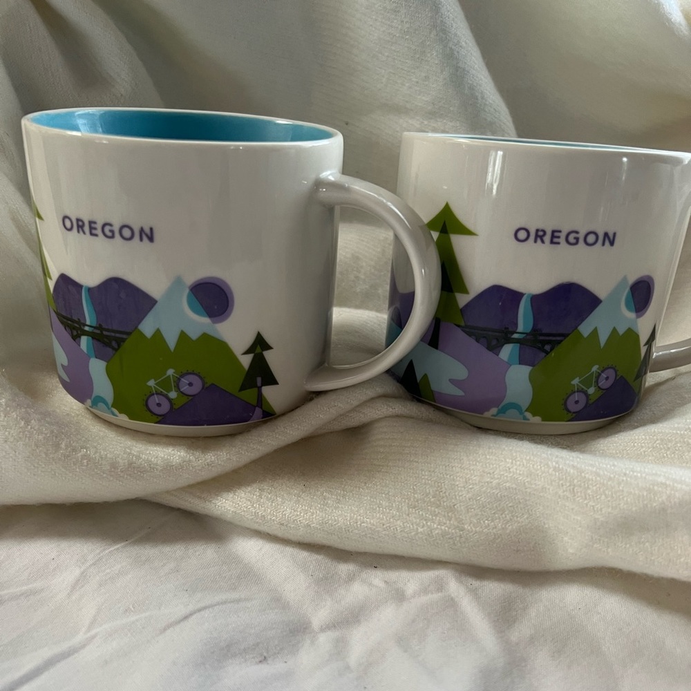 STARBUCKS Oregon 2017 Coffee 14oz. Mug Cup You Are Here Collection